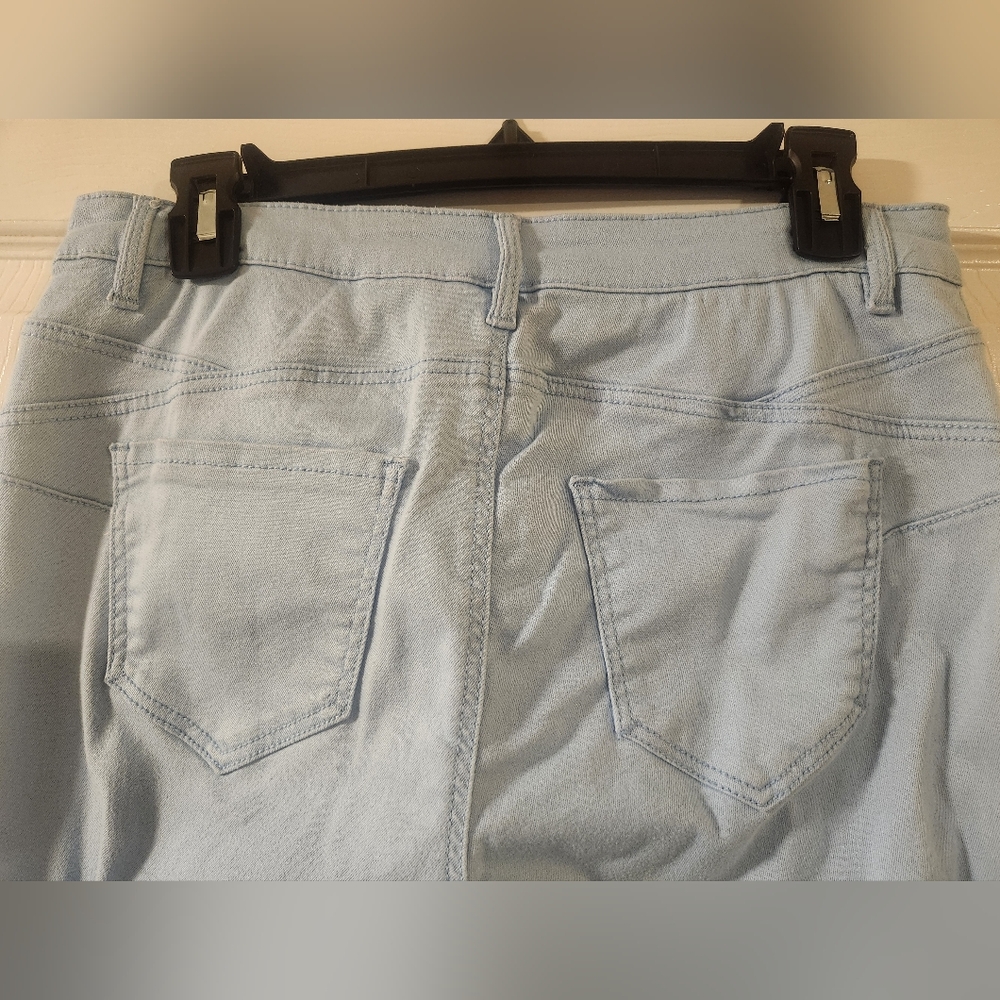 Joe Boxer Light Blue Push-Up Skinny Jeans 7/29 - Picture 3 of 5